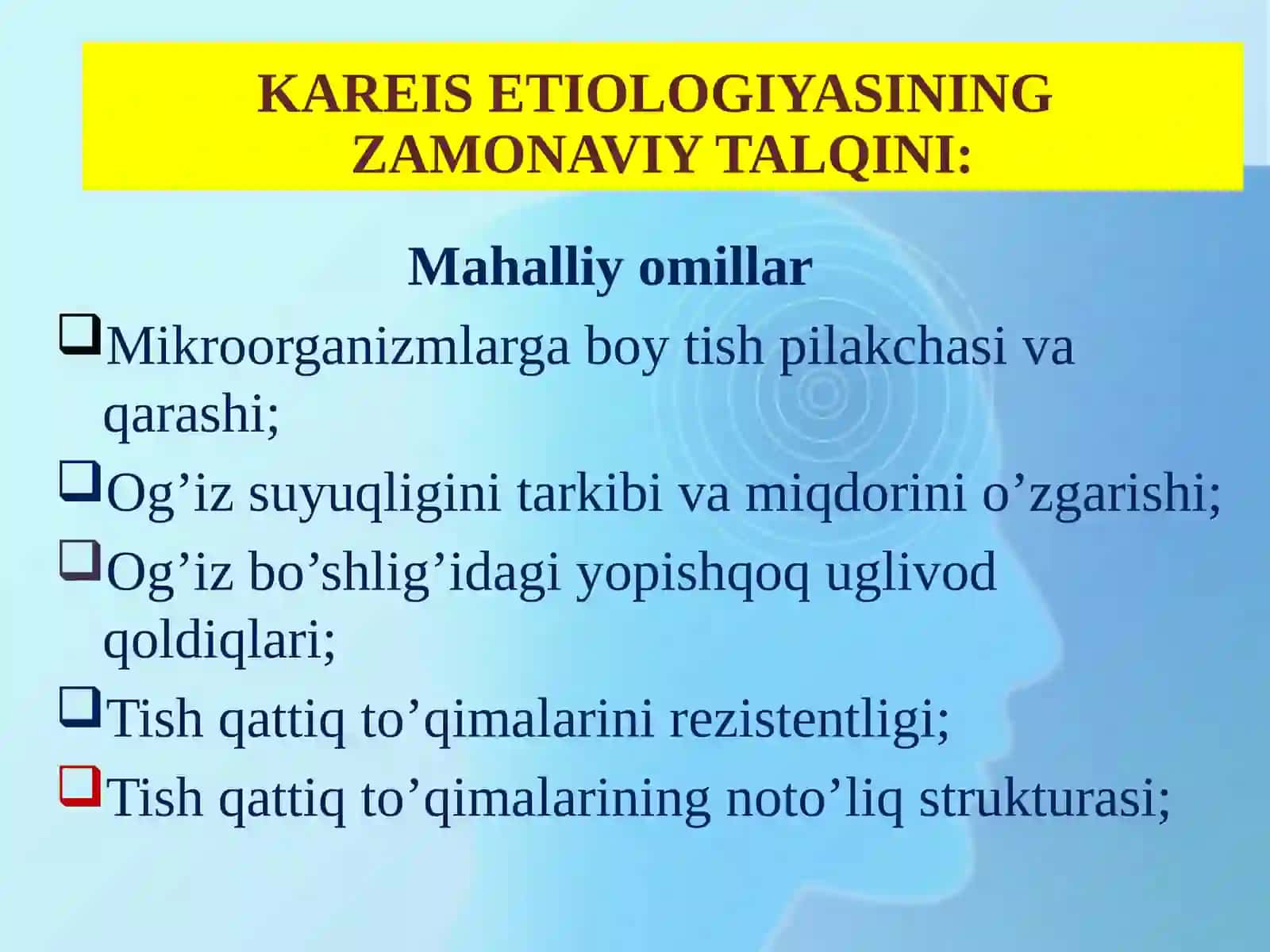 Tish kariesi 4