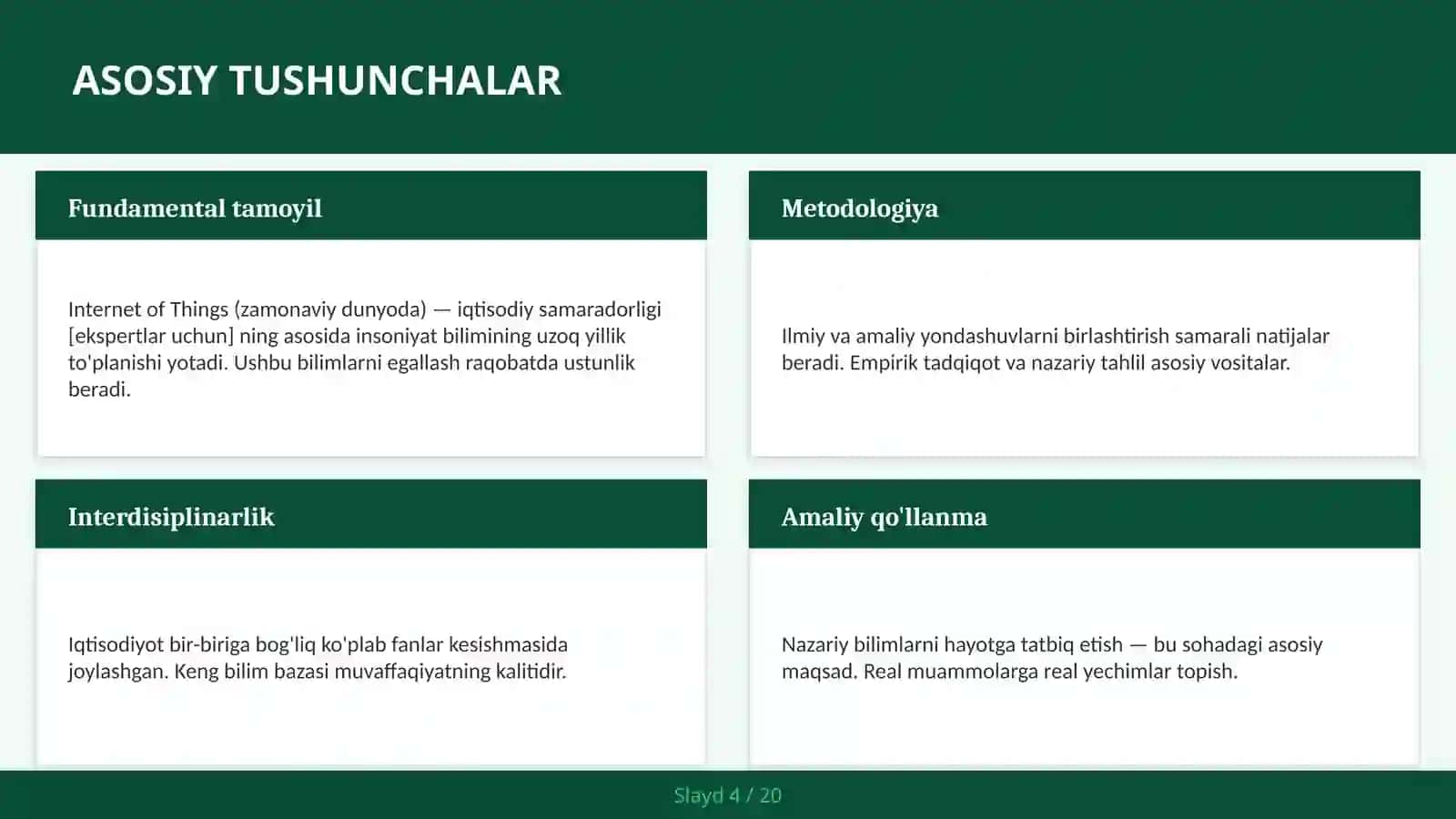 Internet of Things (Zamonaviy Dunyoda) — Iqtisodiy Samaradorligi [Ekspertlar Uchun] 4