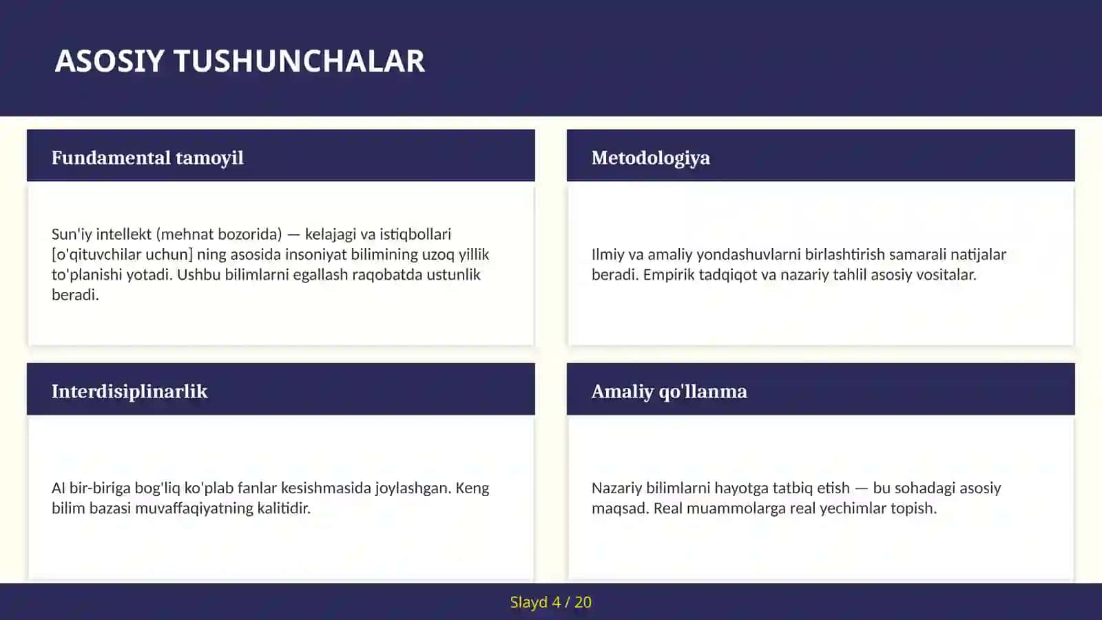Sun'iy intellekt (mehnat bozorida) — kelajagi va istiqbollari [O'qituvchilar uchun] 4