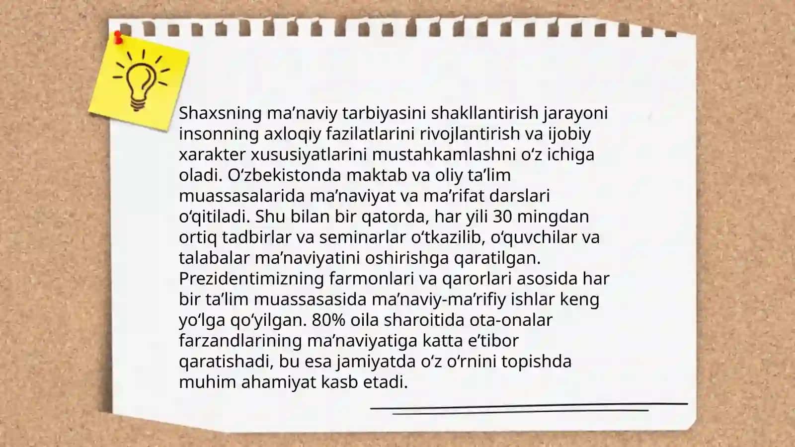 Shaxsning Maʼnaviy Rivojlanishi Muammosi 4