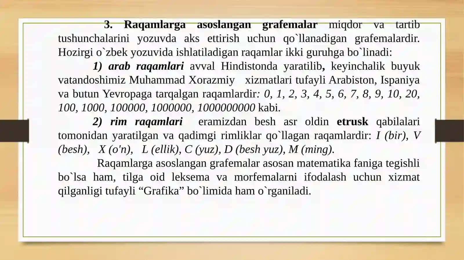 GRAFIKA (YOZUV) HAQIDA MA’LUMOT 4