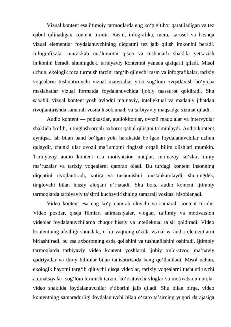 Ijtimoiy tarmoqlarda ijobiy kontent yaratish va tarbiyaviy ta’sir 4