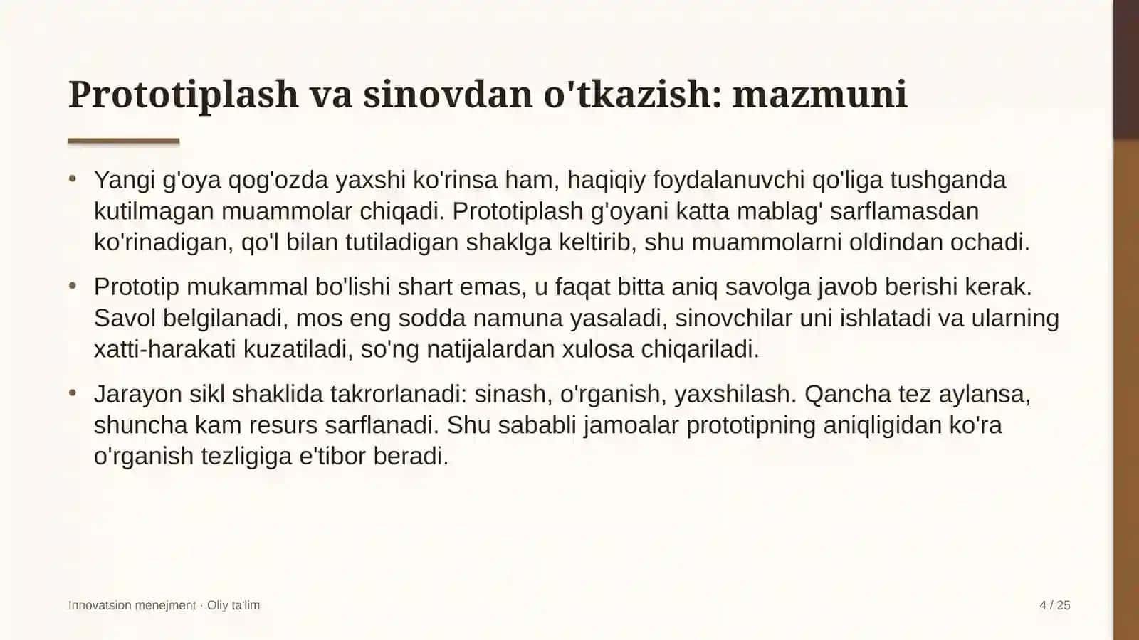qimmatli qog'ozlar bozorida prototiplash va sinovdan o'tkazish 6402 4