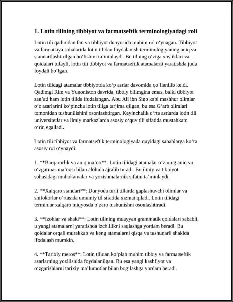 LOTIN TILI VA TIBBY-FARMASEFTIK TERMINOLOGIYA ASOSLARI 4