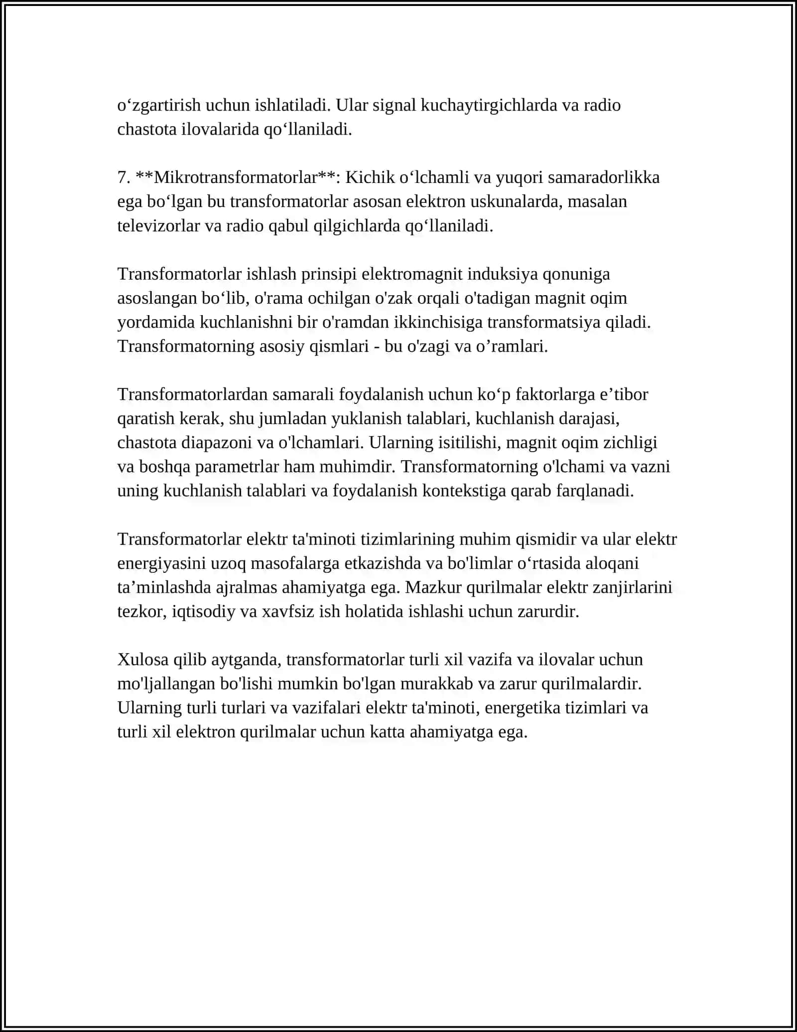 TRANSFORMATORLAR 4