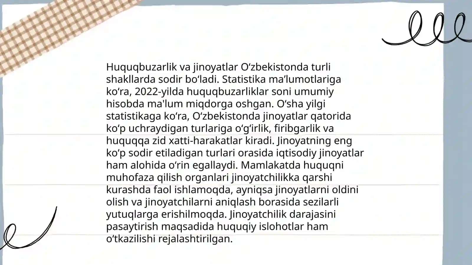 Jinoyatlarni tasniflash 4