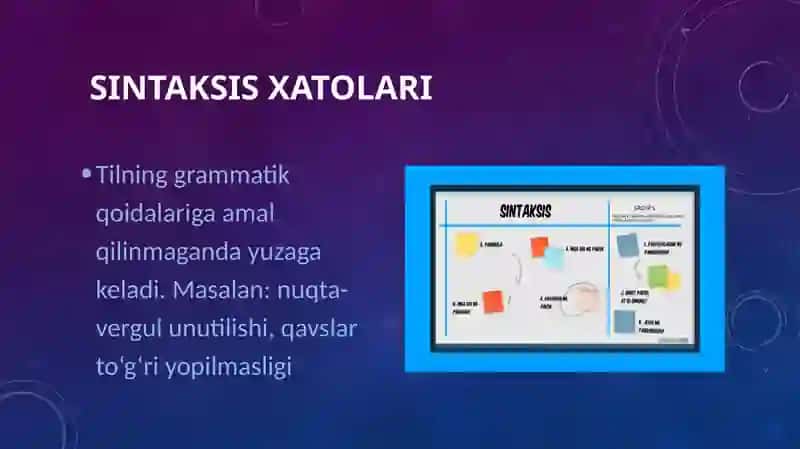 XATOLARni TUZATISH (DEBUGGING) haqida ma’lumotlar 4