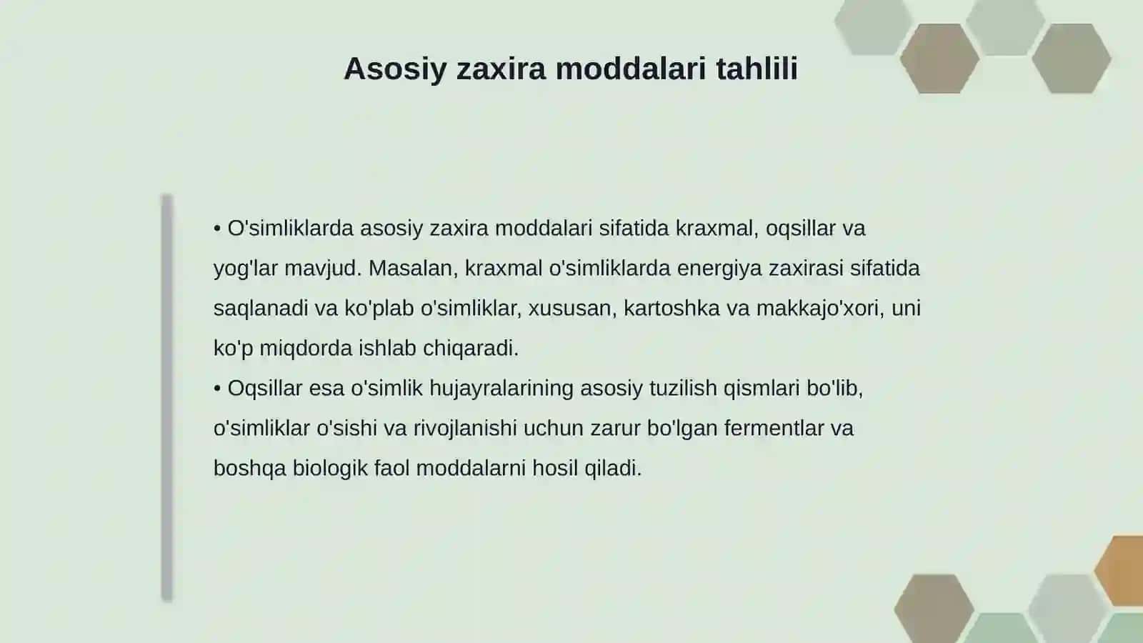 O'simliklar fiziologiyasi 4