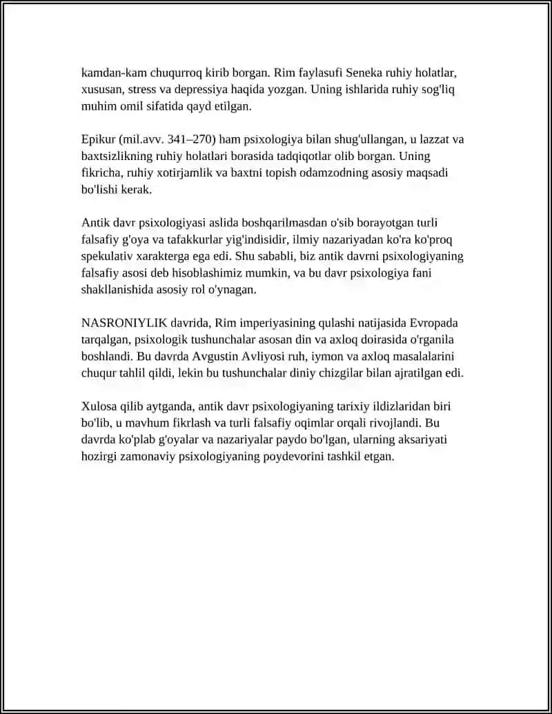 PSIXOLOGIYA FANINING TARAQQIYOT BOSQICHLARI 4