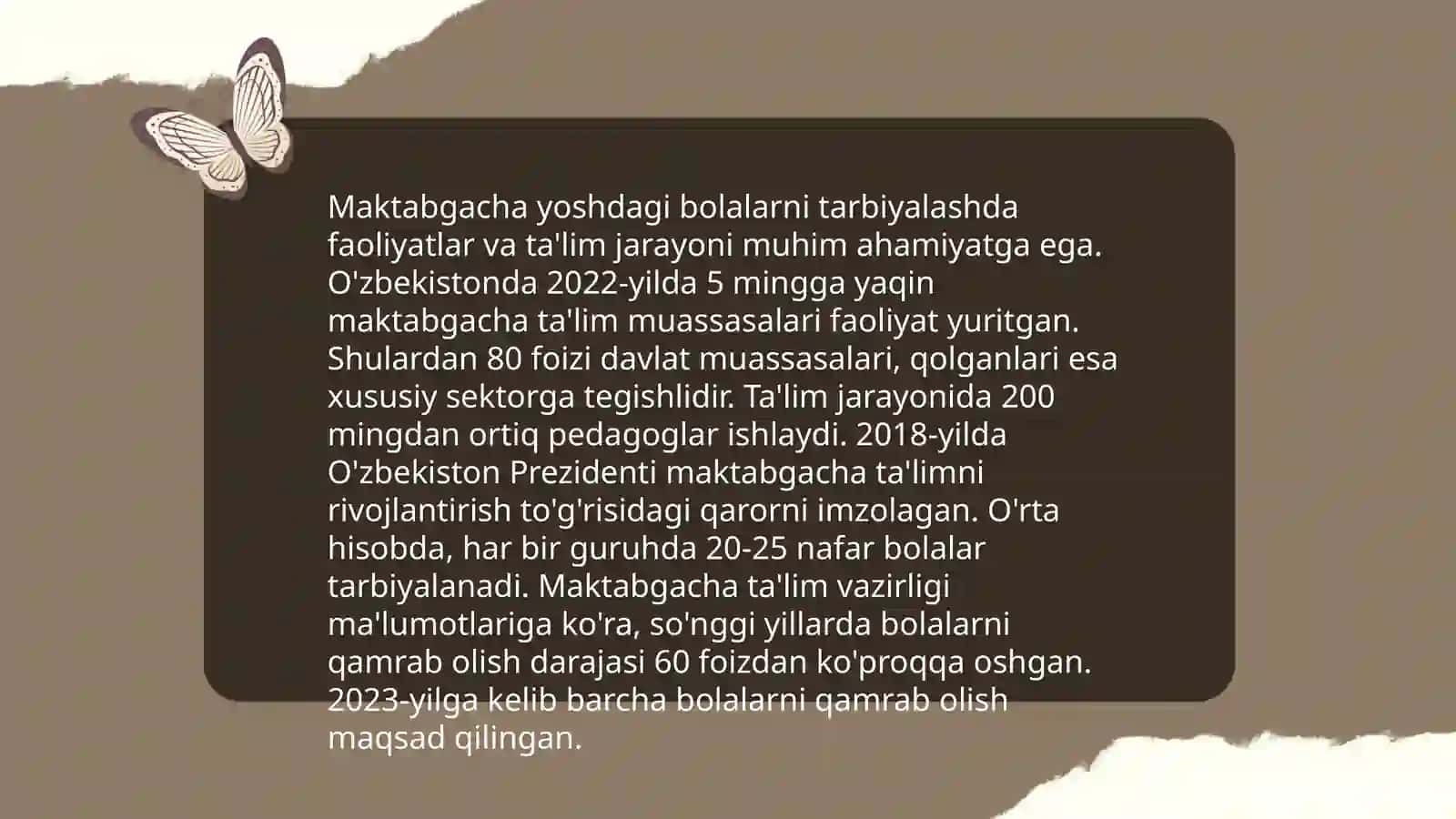 Shaxsning rivojlanishida tarbiyachining tarbiyaning o'rni 4