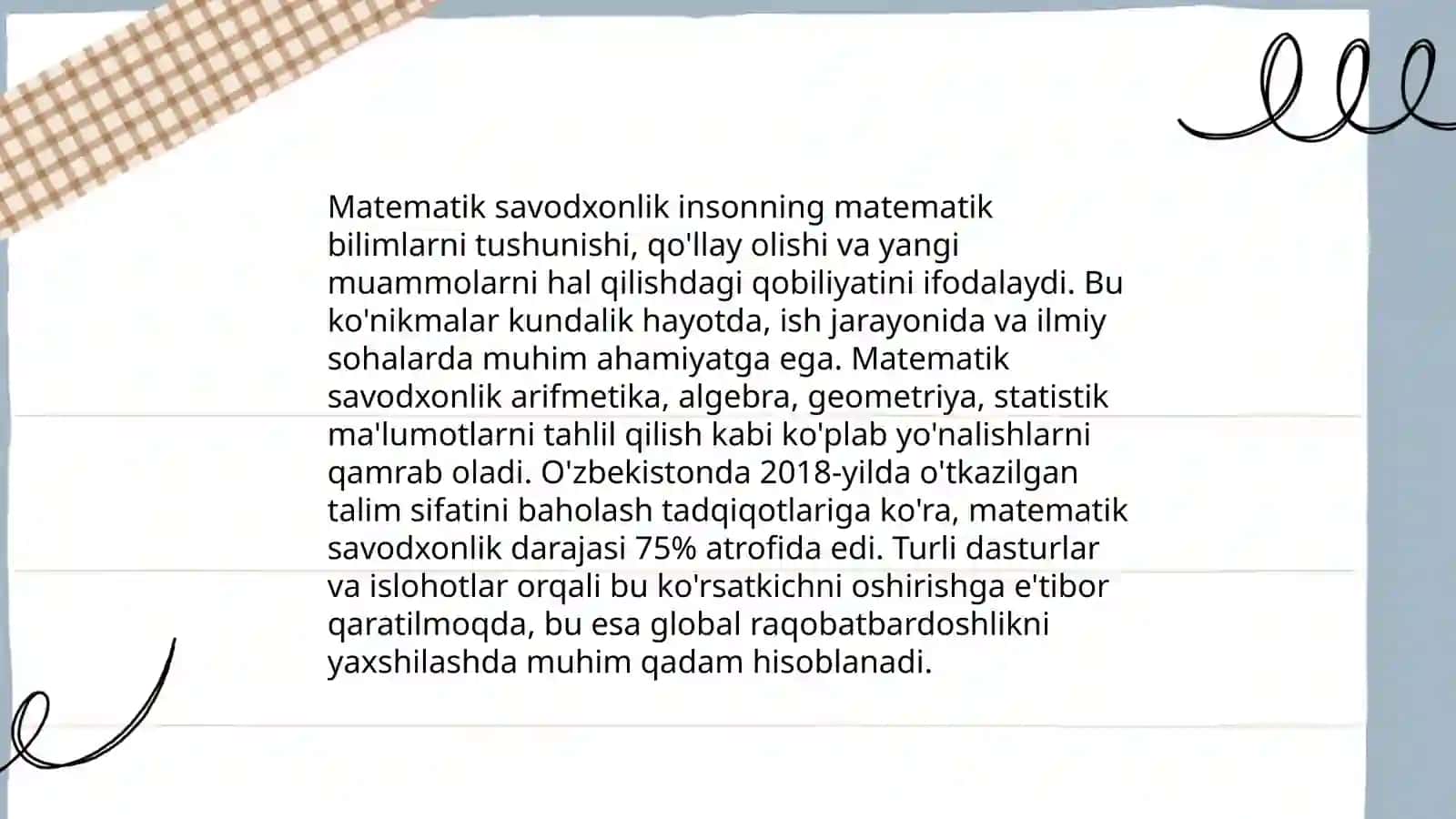 TIMSS baholash tizimi 4