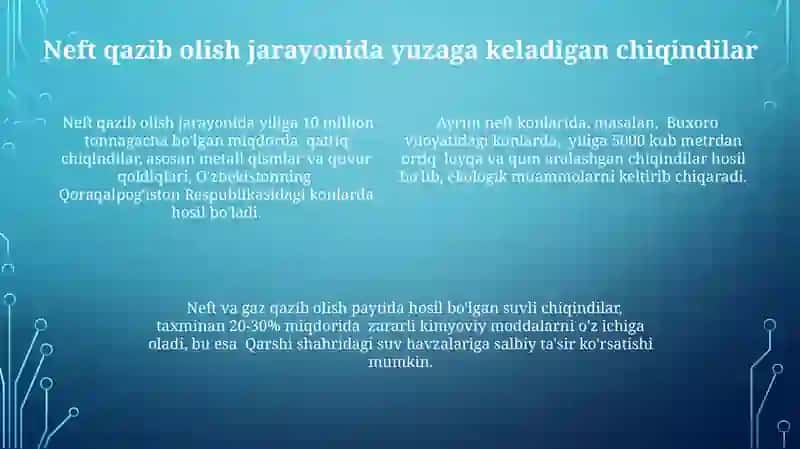 Neft Hayotiy Tsiklining Qayta Ishlanishi Muammolari 4