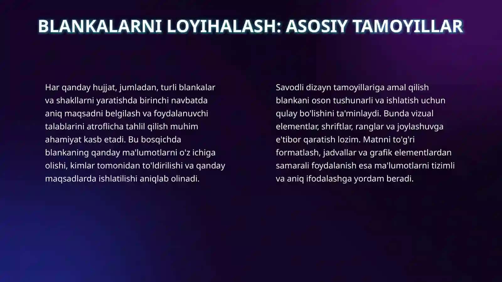 MS WORD MATN TAHRIRLAGICHADA TURLI XIL BLANKALAR YARATISH, ARIZA KASALLIK KARTASI, ANALIZLAR BLANKASI 4