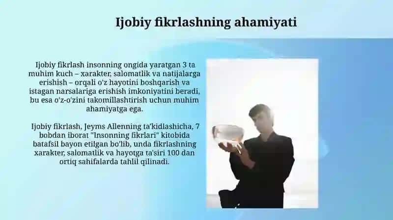 Insonning fikrlashi Jeyms Allen 4