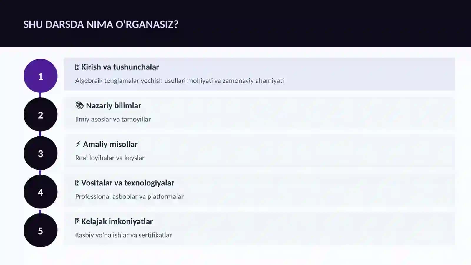 Matematika — Uy vazifalari 4