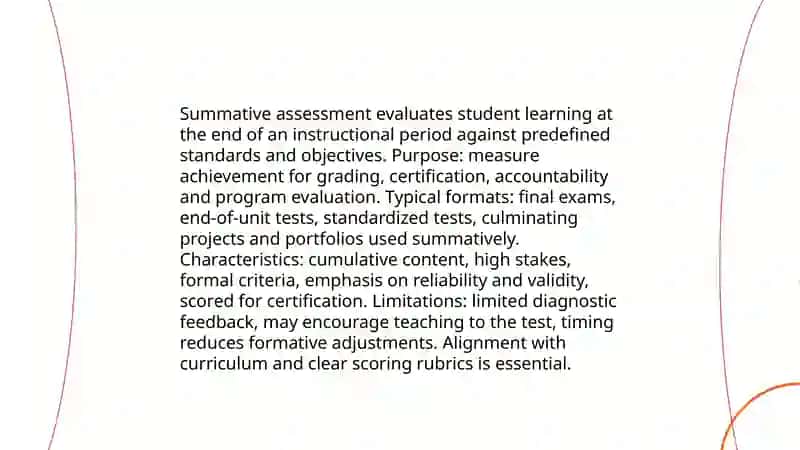 Assessment types and principles 4