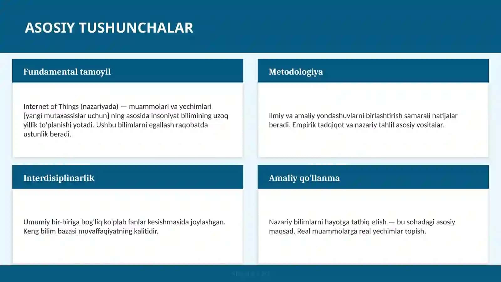 Internet of Things (NAZARIYADA) — MUAMMOLARI VA YECHIMLARI [YANGI MUTAXASSISLAR UCHUN] 4