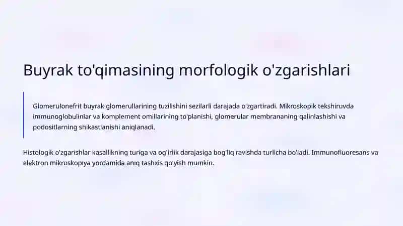 Glomerulonefritlar: Tasnifi va Klinikasi 4