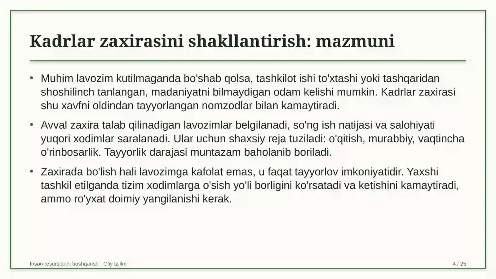 Ko'prik qurilishida kadrlar zaxirasini shakllantirish 4