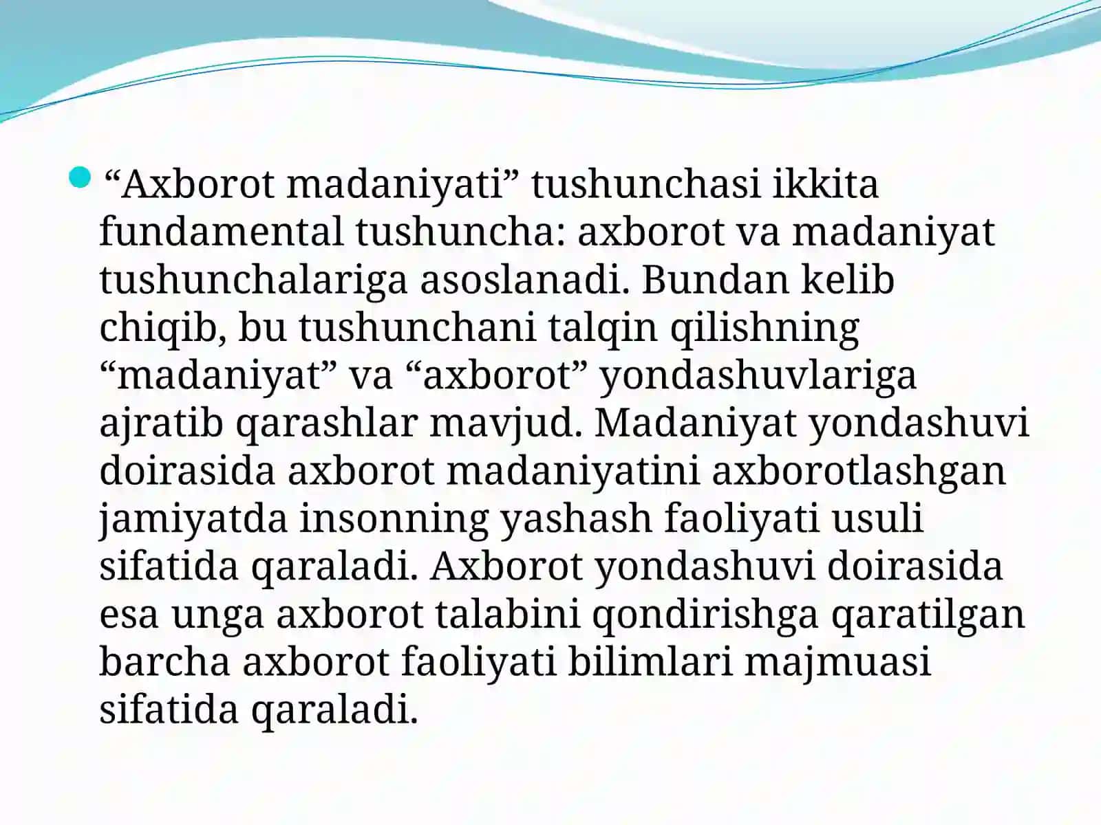 Axboriymadaniyatnishakllantirishvarivojlantirishshart-sharoitlarivavositalari 4