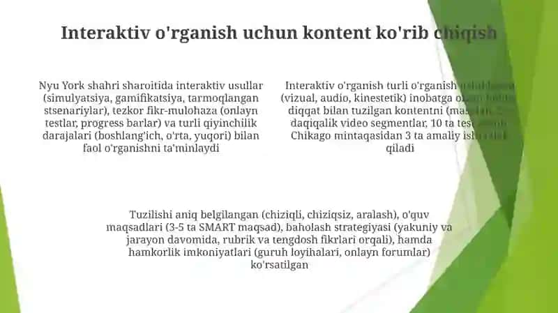 Interaktiv metodlar (Interactive methods) 4