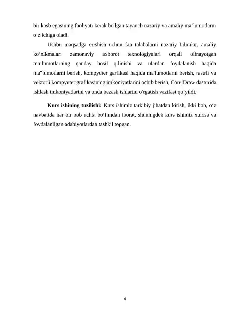 UMUMTA’LIM MAKTABLARIDA DARSLARNING SAMARADORLIGINI OSHIRISHDA CORELDRAW DASTURINING AXAMIYATI VA AVZALLIKLARI 4