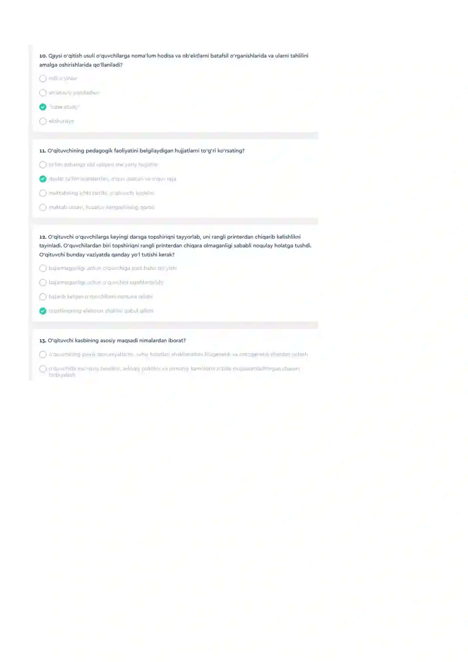 Psixologiya diagnostik test 4