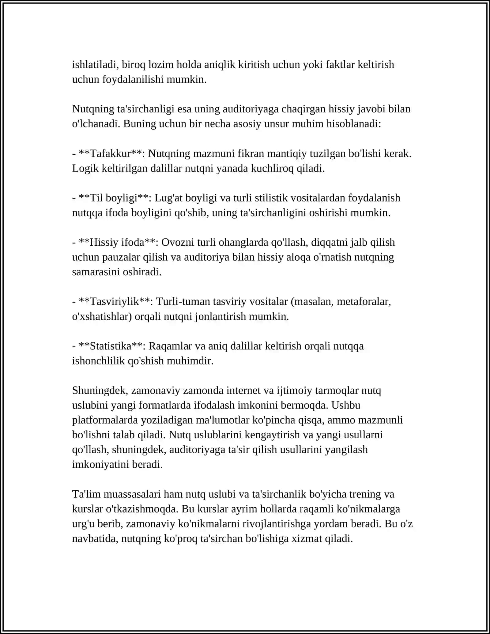 HARBIY RAHBAR MAHORATIDA NUTQ TEXNIKAZI VA NOTIQLIK MADANIYATI 4