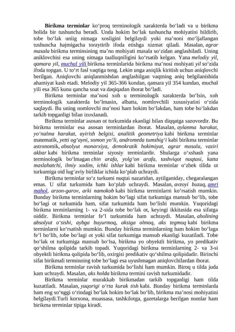 TERMINLARNING YASALISHI 4