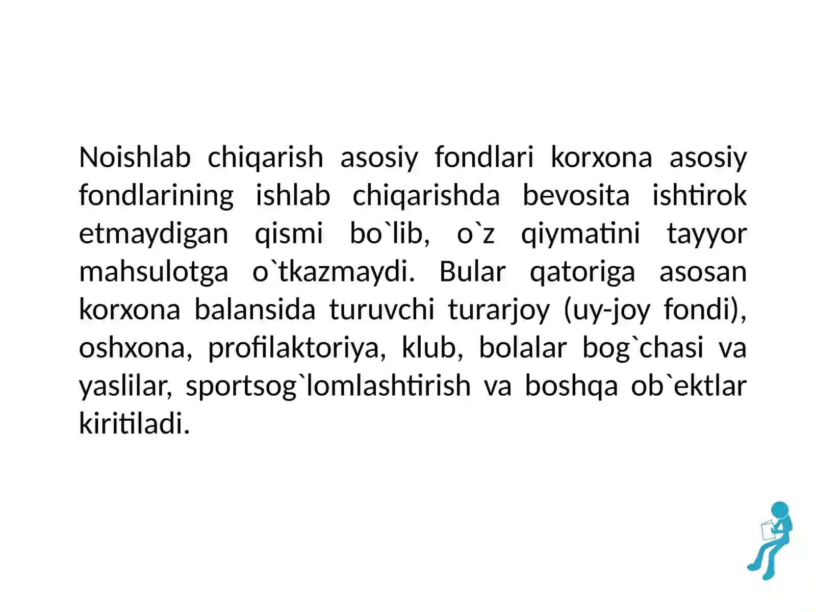 KORXONANING ASOSIY FONDLARI VA ISHLAB CHIQARISH QUVVATI 4