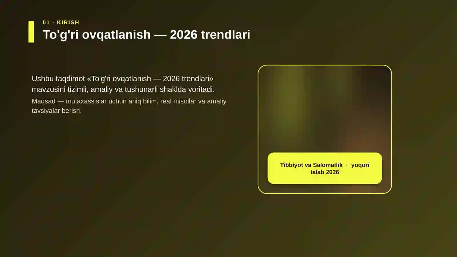 To'g'ri ovqatlanish — 2026 trendlari 4
