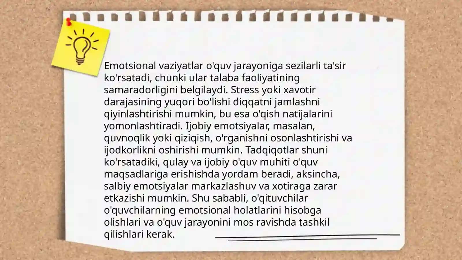 Oʻquv tarbiyaviy vaziyatning vujudga kelish va namoyon boʻlish shakllari 4