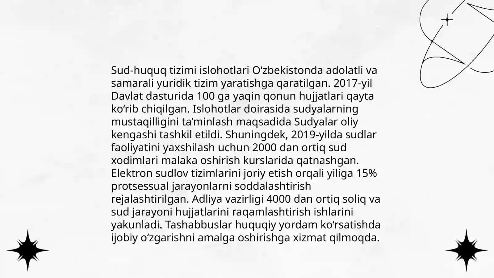 Islohotlar Nematjonova Muhlisabonu 4