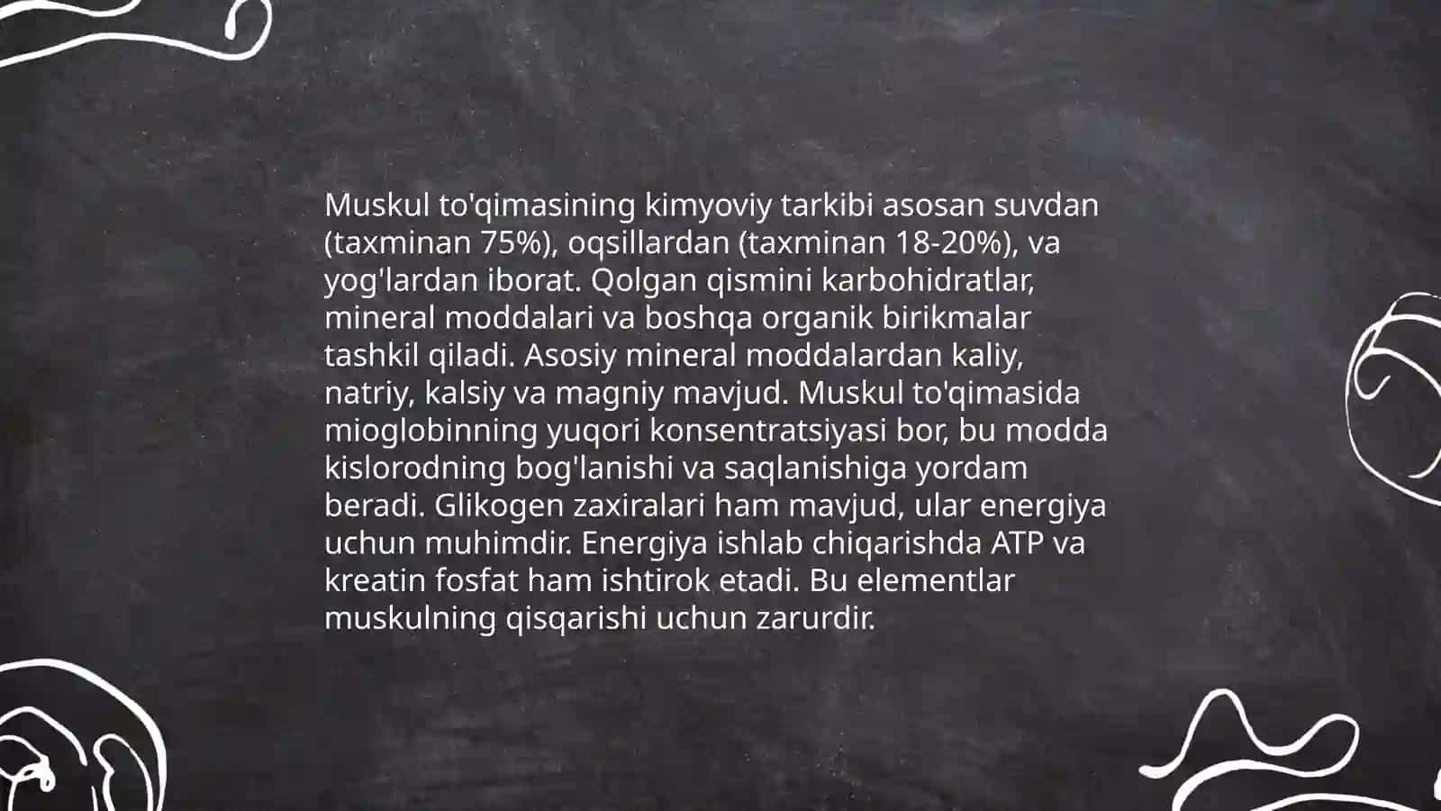 Muskullarning asosiy guruhlarini anatomik atlas yordamida oʻrganish 4