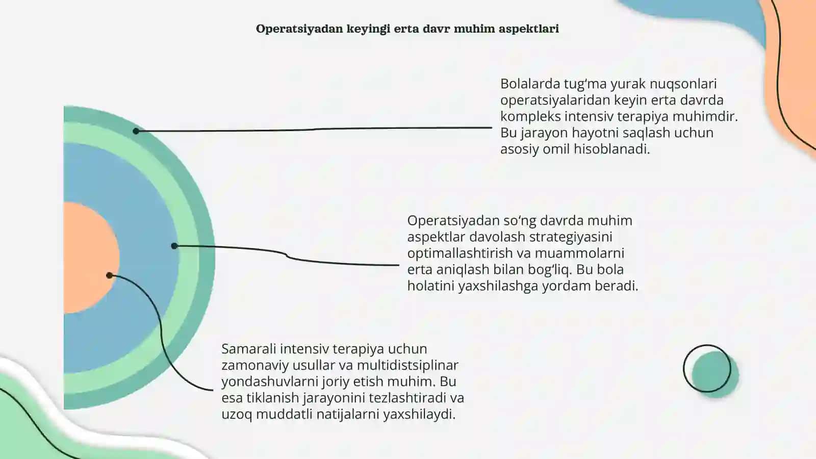 Bolalarda tugʻma yurak nuqsonlari operatsiyalaridan keyingi erta davrda kompleks intensiv terapiyasi samaradorligini oshirish 4