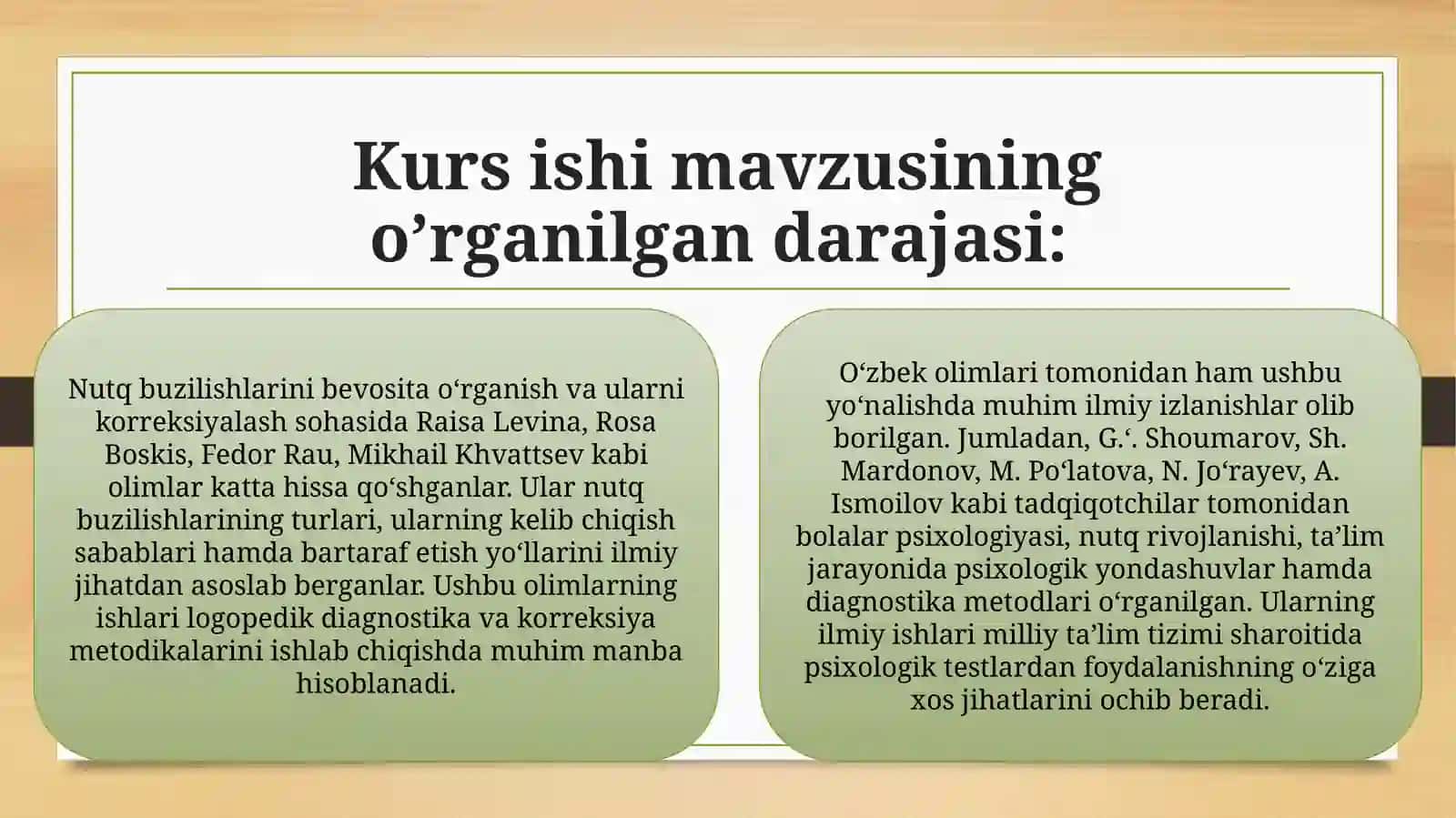 PSIXOLOGIK TESTLARDAN LOGOPSIXOLOGIYADAFOYDALANISH KURSISHI 4