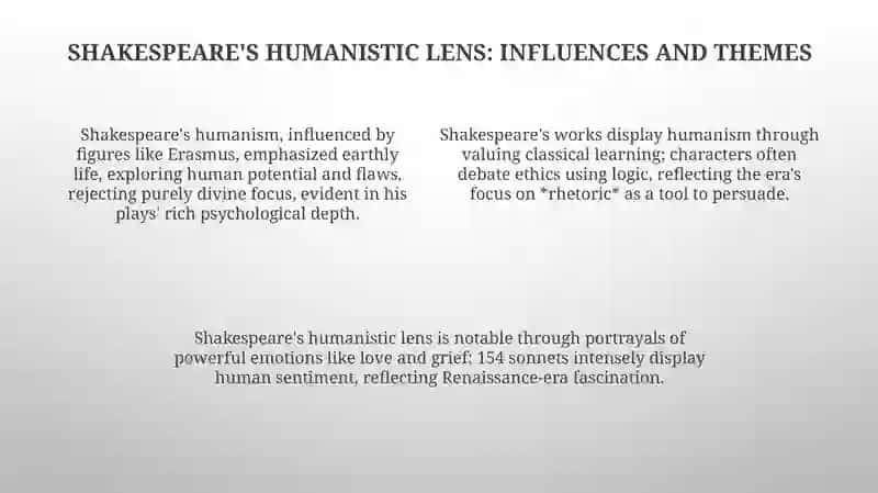 The Renaissance Stage: Humanism and the Rise of the Individual 4