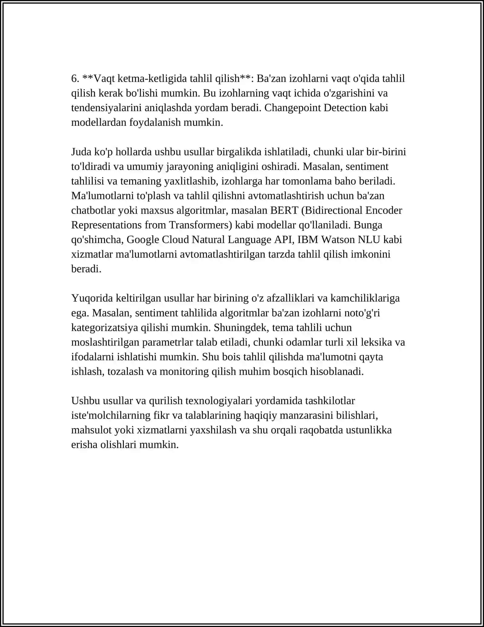 HUJJATDA FOYDALANUVCHILAR IZOHLARINI KUZATISH 4