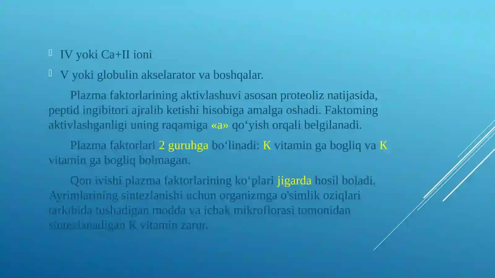 Gemostaz.Fibrinoliz haqidama’lumot 4