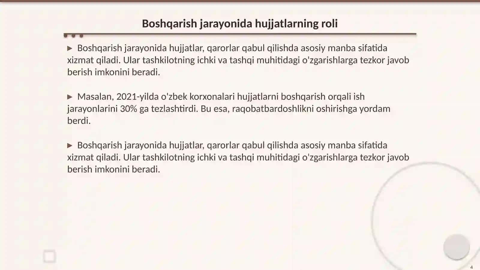 Hujjatlar axboroti almashinuvi 4