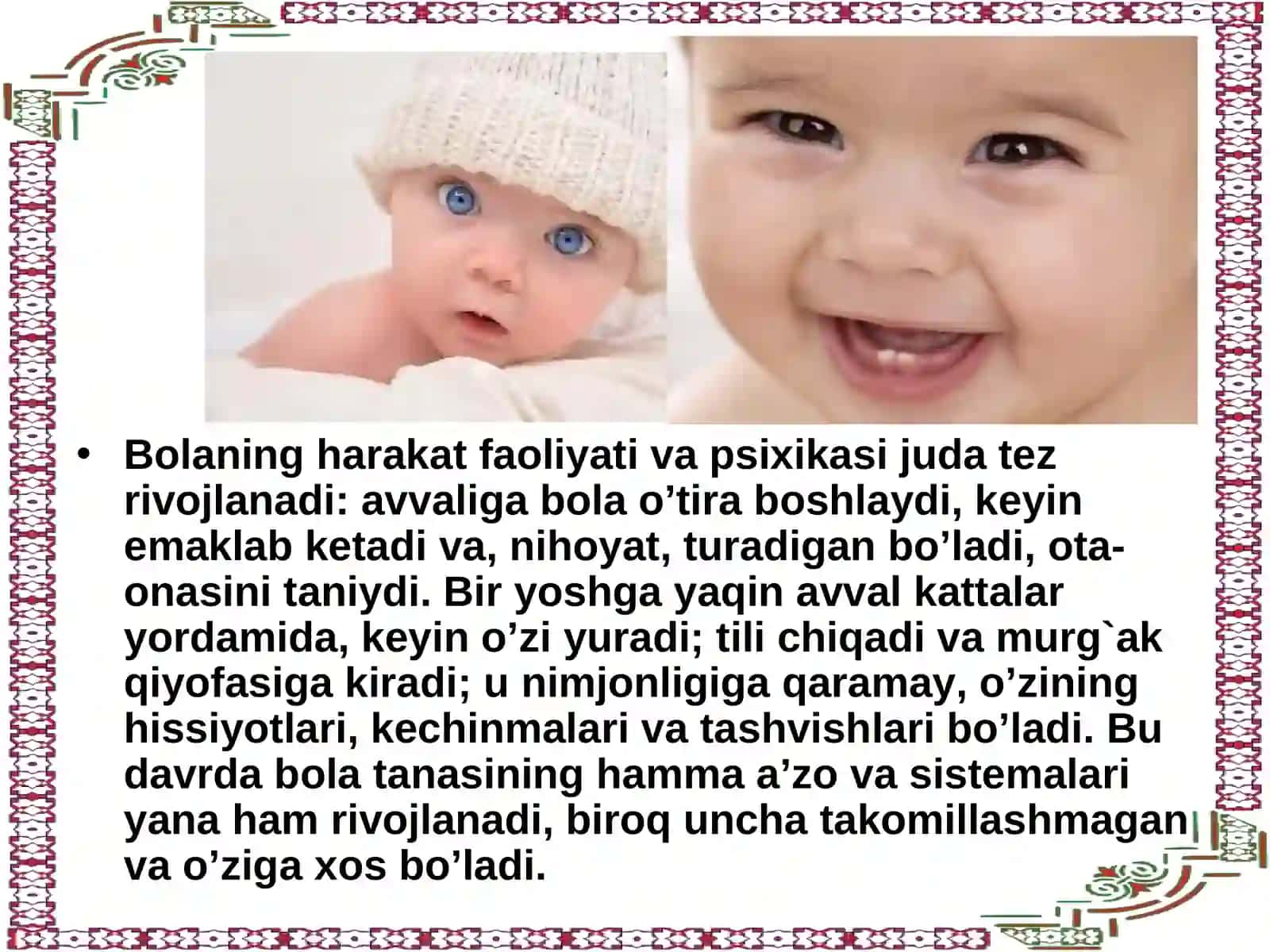 GUDAKLIK DAVRIDA PSIXIK RIVOJLANISH 4