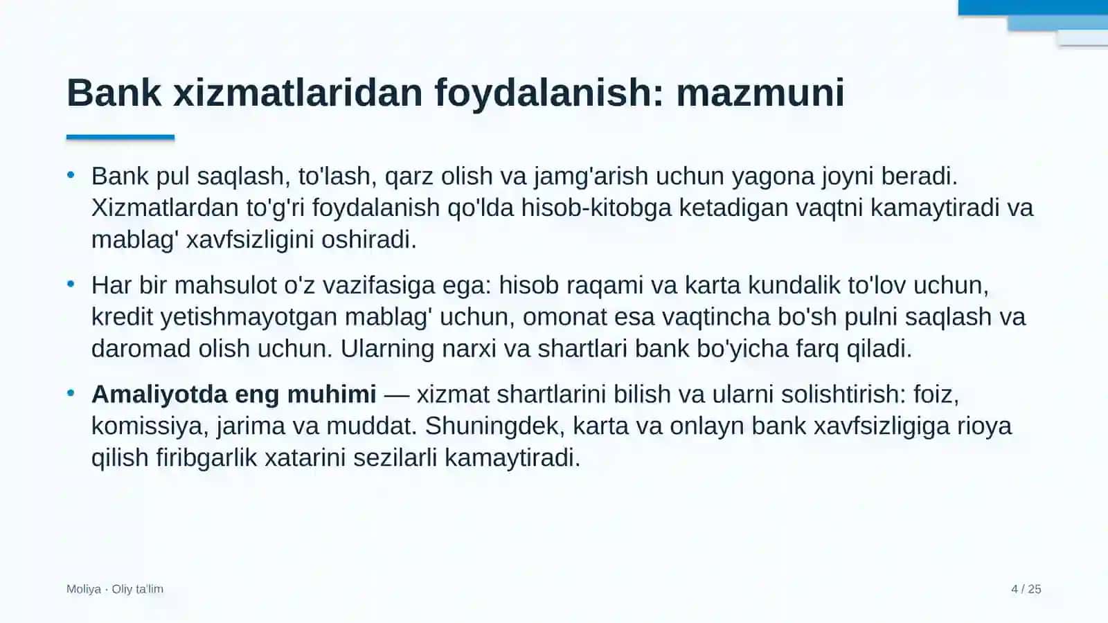 to'yxonalarda bank xizmatlaridan foydalanish 2154 4