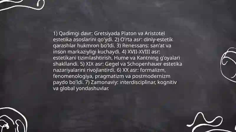 Nafosat falsafasi (ESTETIKA) 4