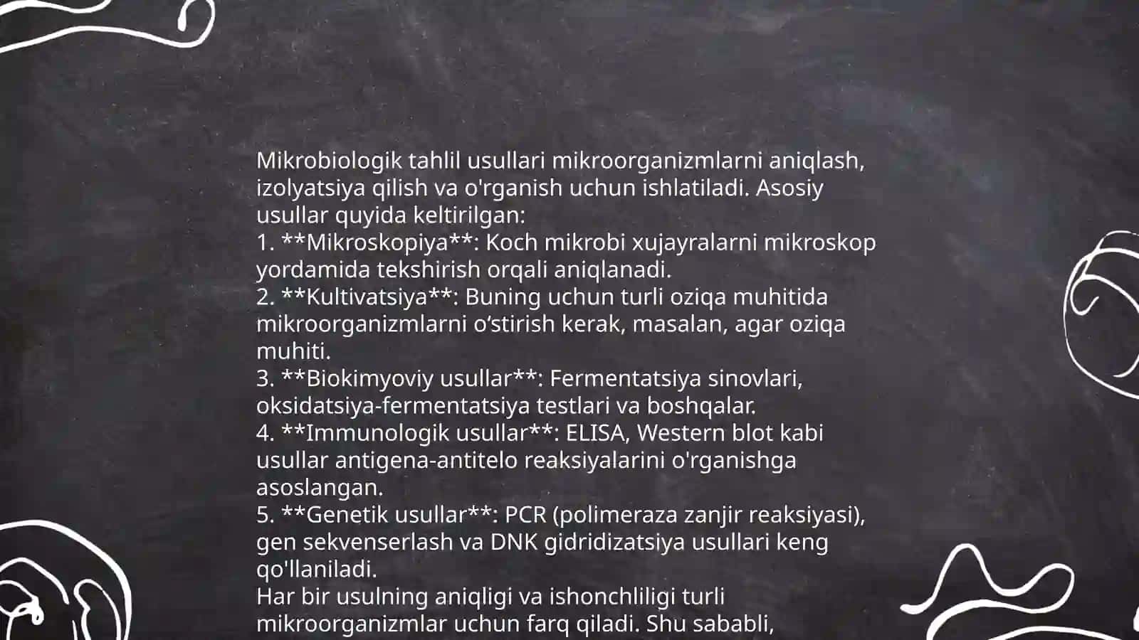 Sensor tahlil metodlari 4