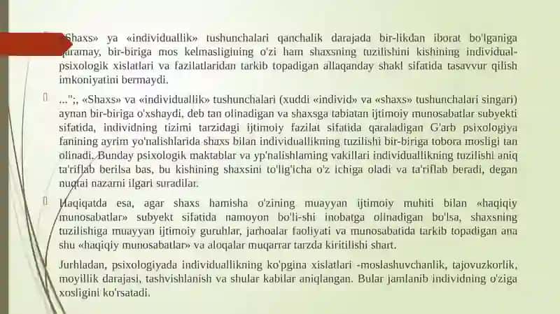 Shaxs Psixologiyasi 4