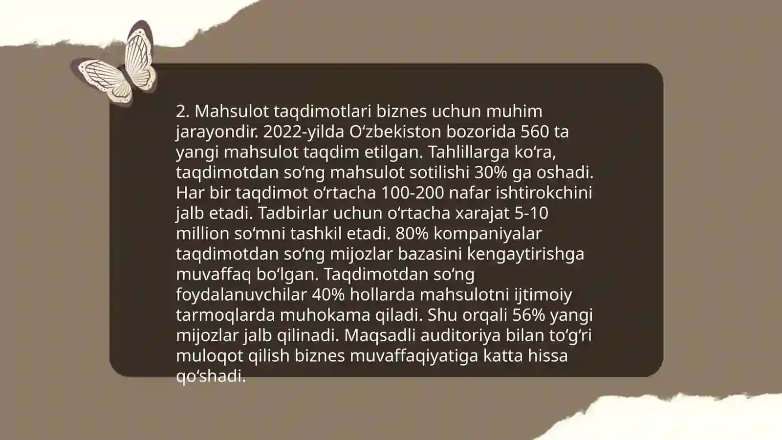 Taqdimotning turlari 4
