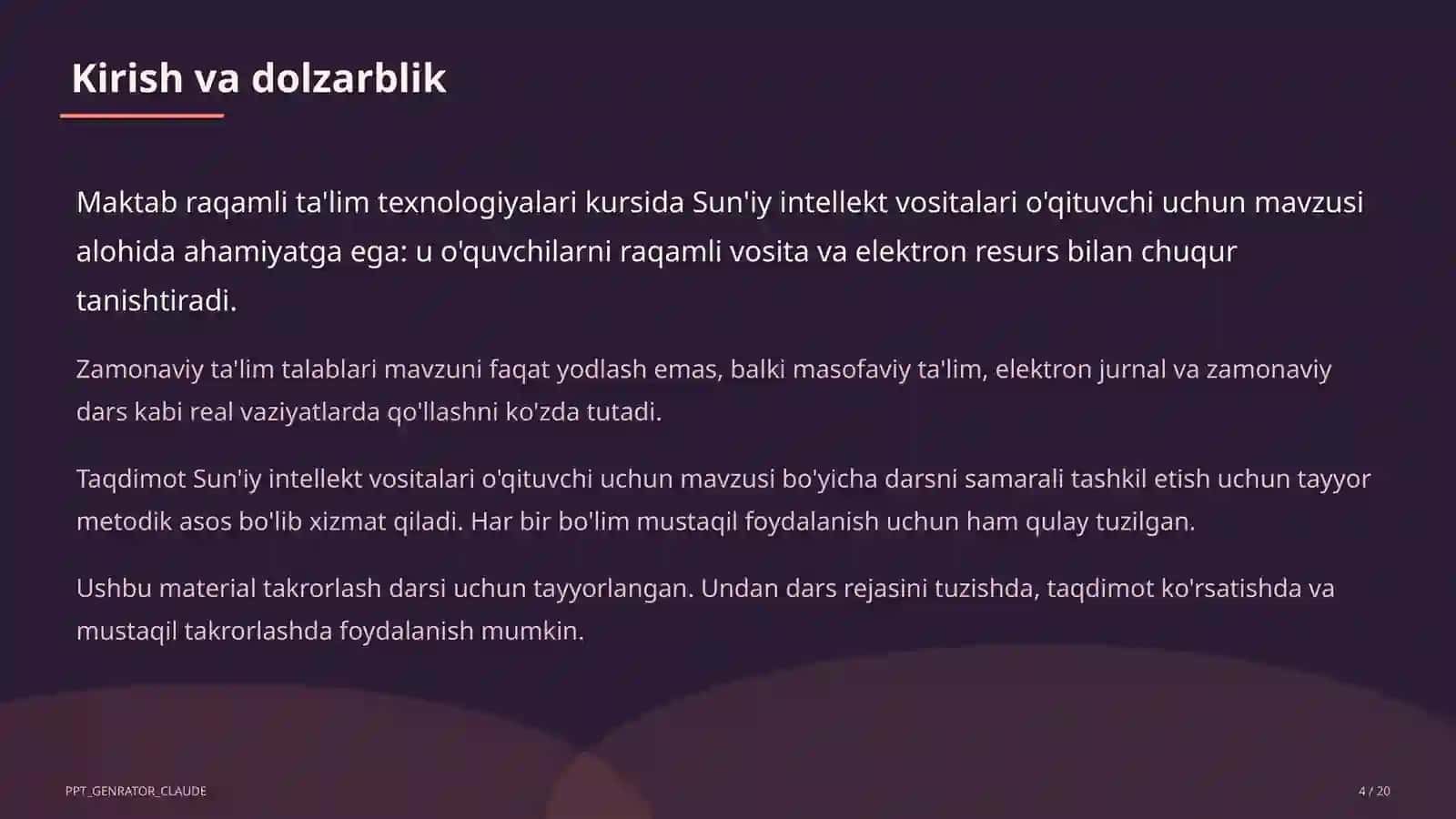 Sun'iy intellekt vositalari o'qituvchi uchun 4