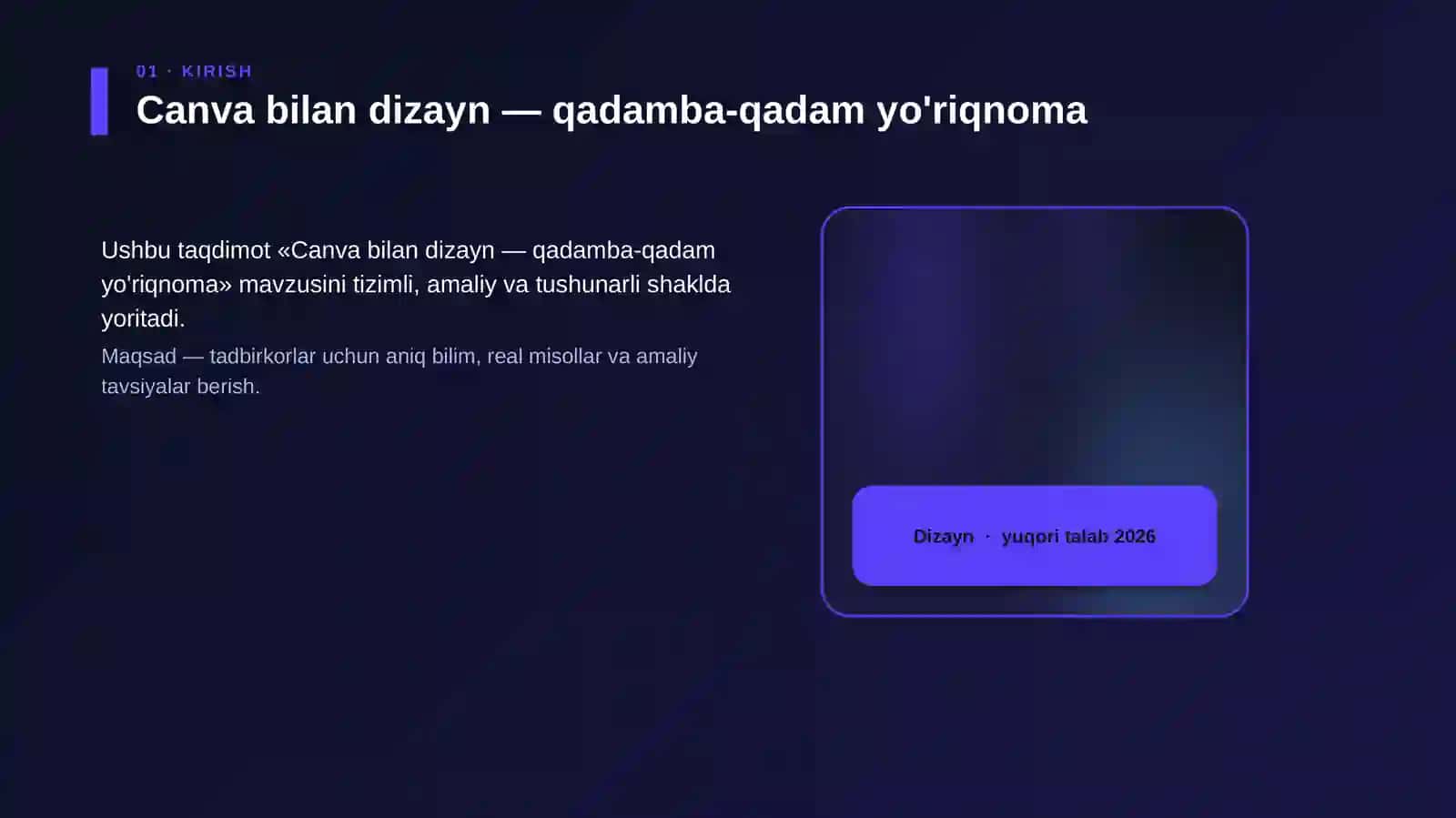 Canva bilan dizayn — qadamba-qadam yo'riqnoma 4