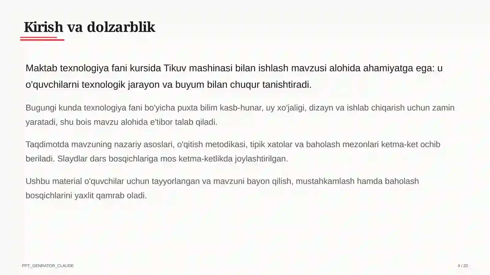 Tikuv mashinasi bilan ishlash (6-sinf) 4