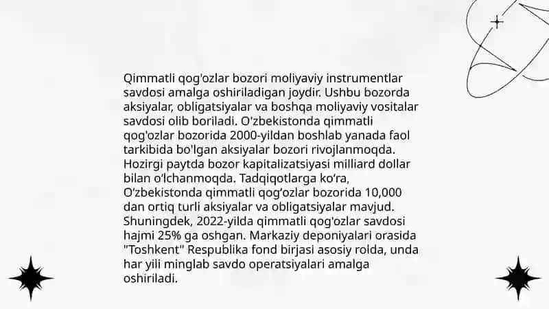 Moliyaviy bozorlarda ishtirokchilar 4